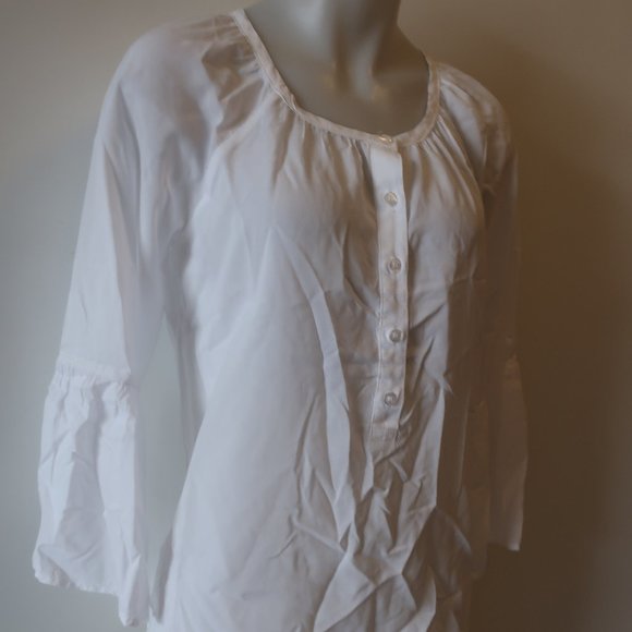 NWOT SIDE STITCH LOS ANGELES BELL SLEEVE TOP XS * - Picture 6 of 11